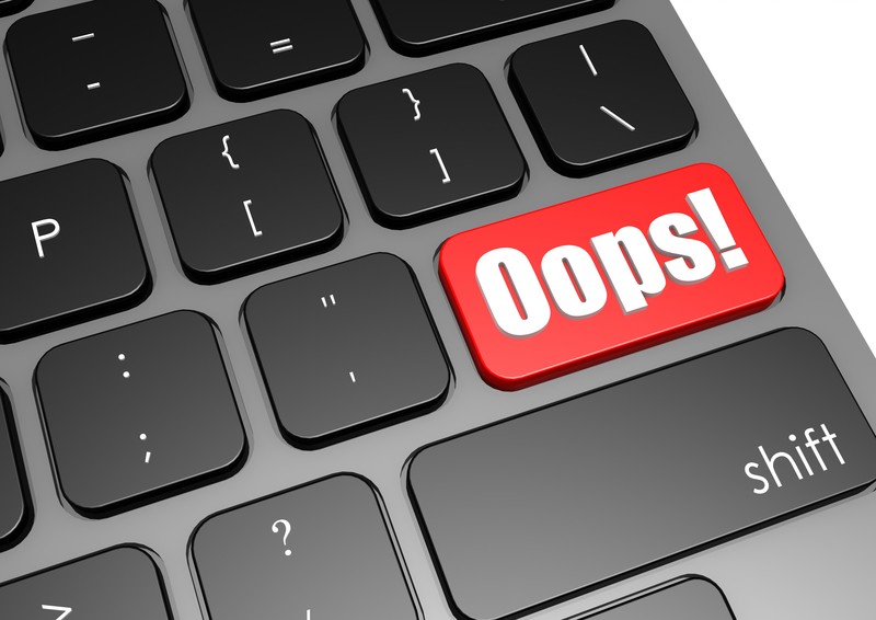 Computer keyboard with Oops Key