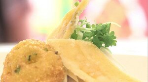 Caribbean snapper fish and chips.